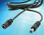 DC Power Plug Extension Cable/Cord for 5.5 x 2.5, 5.5 x 2.1, or conversion from Inner diameter 2.5mm to 2.1mm or vice versa