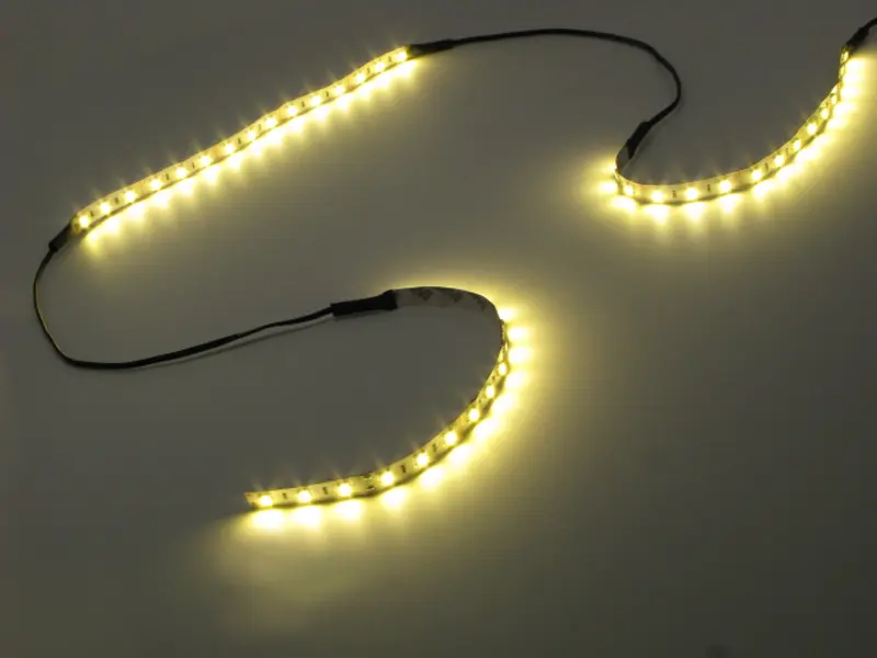 Flexible LED Strip Light cable assembly in Warm white 3200k for industrial lighting application available in stock and modified configurations, model LMPWHLED250MMX3(R)