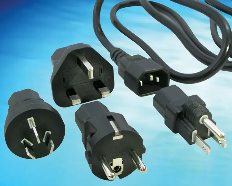 International Changeable Power Cord/Plug kit allows the use of a single PN/SKU for all international cord options, PN  705-701-KIT(R)