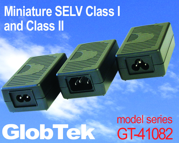 Miniature SELV Class I and Class II 18W External Desktop Power Supplies updated to latest International and European standards EN 60950-1:2006; A11; A1; A12 model series  GT-41082-T2  and -T3(A) CB