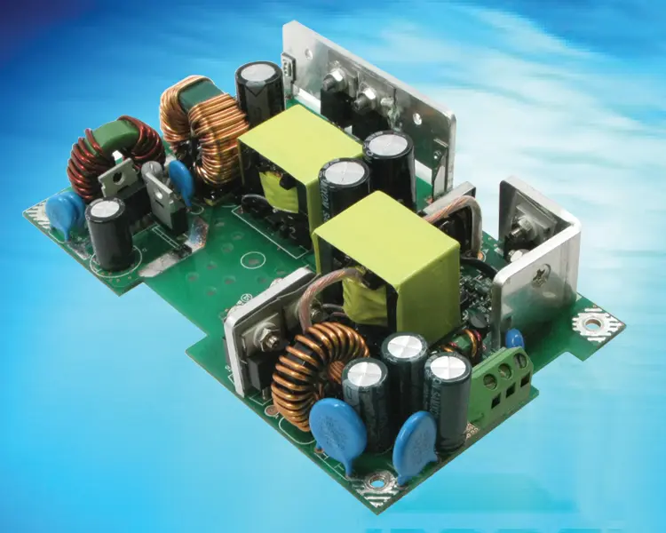 Very Wide Input Range 1:6 DC/DC Converter provides 60W (Watts) of DC output from an input voltage of 50-150VDC, an ideal solution for automotive and train/railway applications, Model GTD93035H6013.2-F(R)