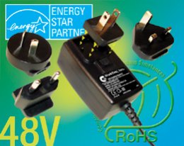 Power Adapter Interchangeable Blade 48V
