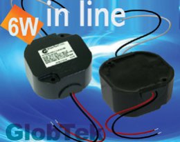 Power Supply Potted In Line Meets IP64 Ingress Protection 6W