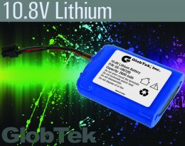 10.8 V, 2.6Ah Battery Pack with Integral Charger Suitable for Cost Sensitive Mobile Applications
