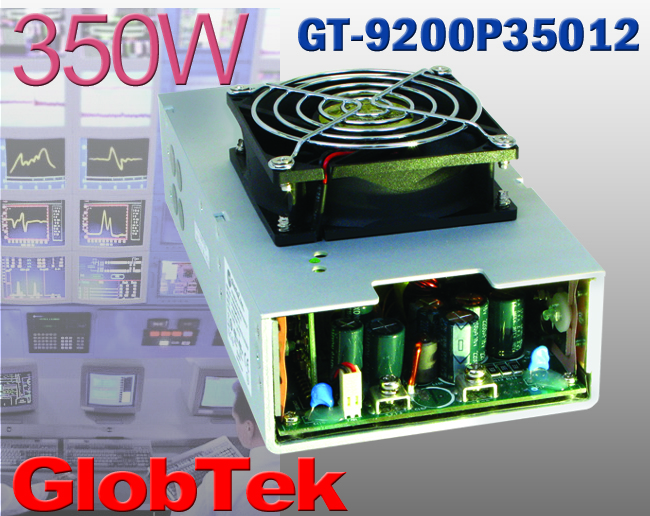 Available in versions providing a continuous regulated output at up to 350W, GlobTek’s GT(M)200P350 family of power supplies delivers from 3.3V to 48.0V (in 0.1V increments) to serve demanding devices... Available in versions providing a continuous regulated output at up to 350W, GlobTek’s GT(M)200P350 family of power supplies delivers from 3.3V to 48.0V (in 0.1V increments) to serve demanding devices...